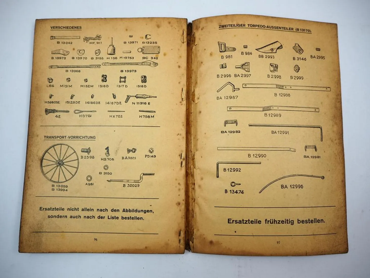 IHC Deering 6T Zapfwellenbinder Betriebsanleitung Ersatzteilliste 1937