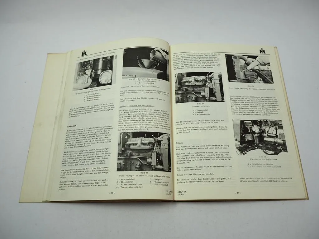 IHC Mc Cormick 523 624 Schlepper Betriebsanleitung Bedienungsanleitung 1966