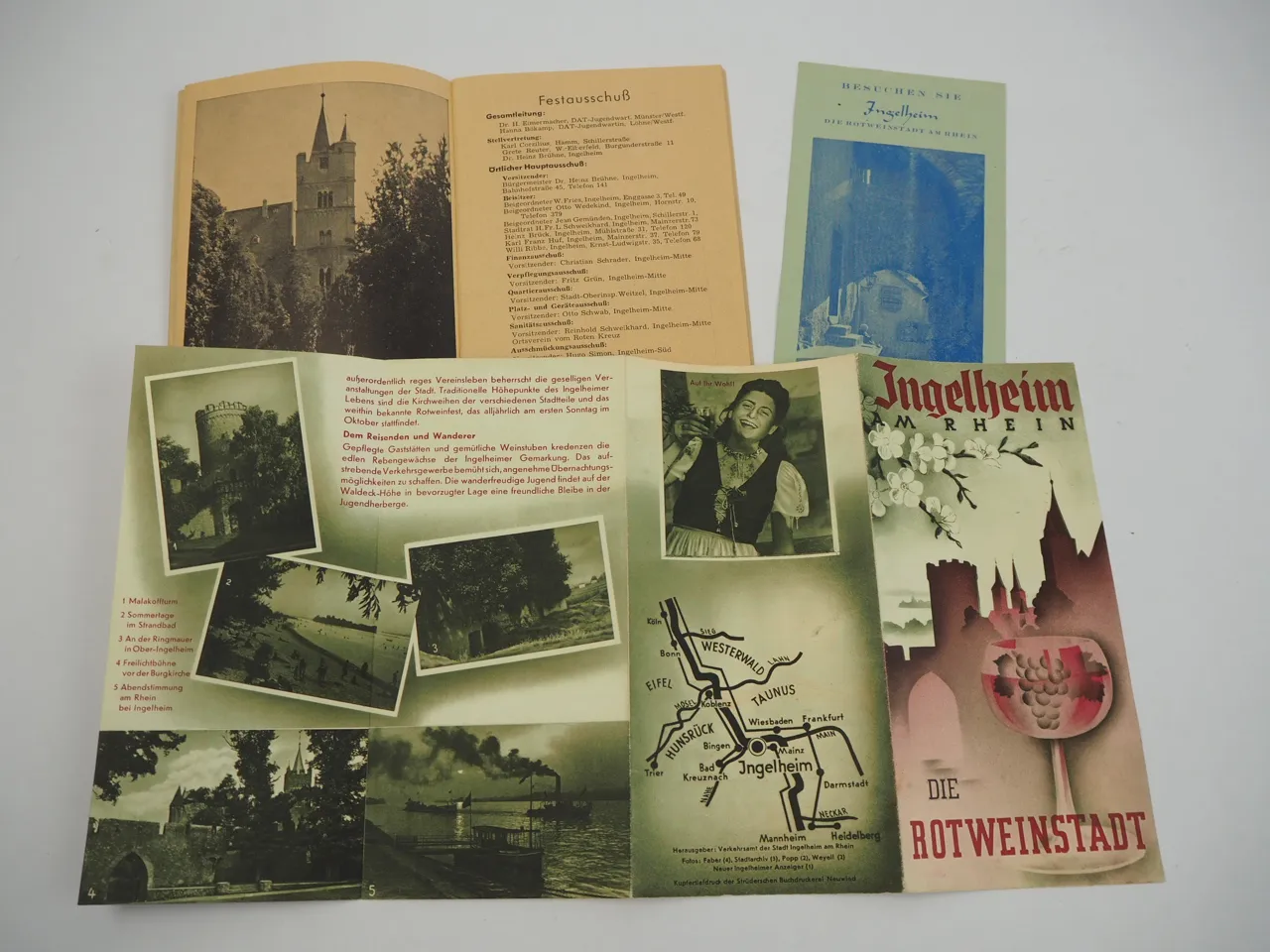 Ingelheim am Rhein die Rotweinstadt Broschüren Deutscher Turnerbund