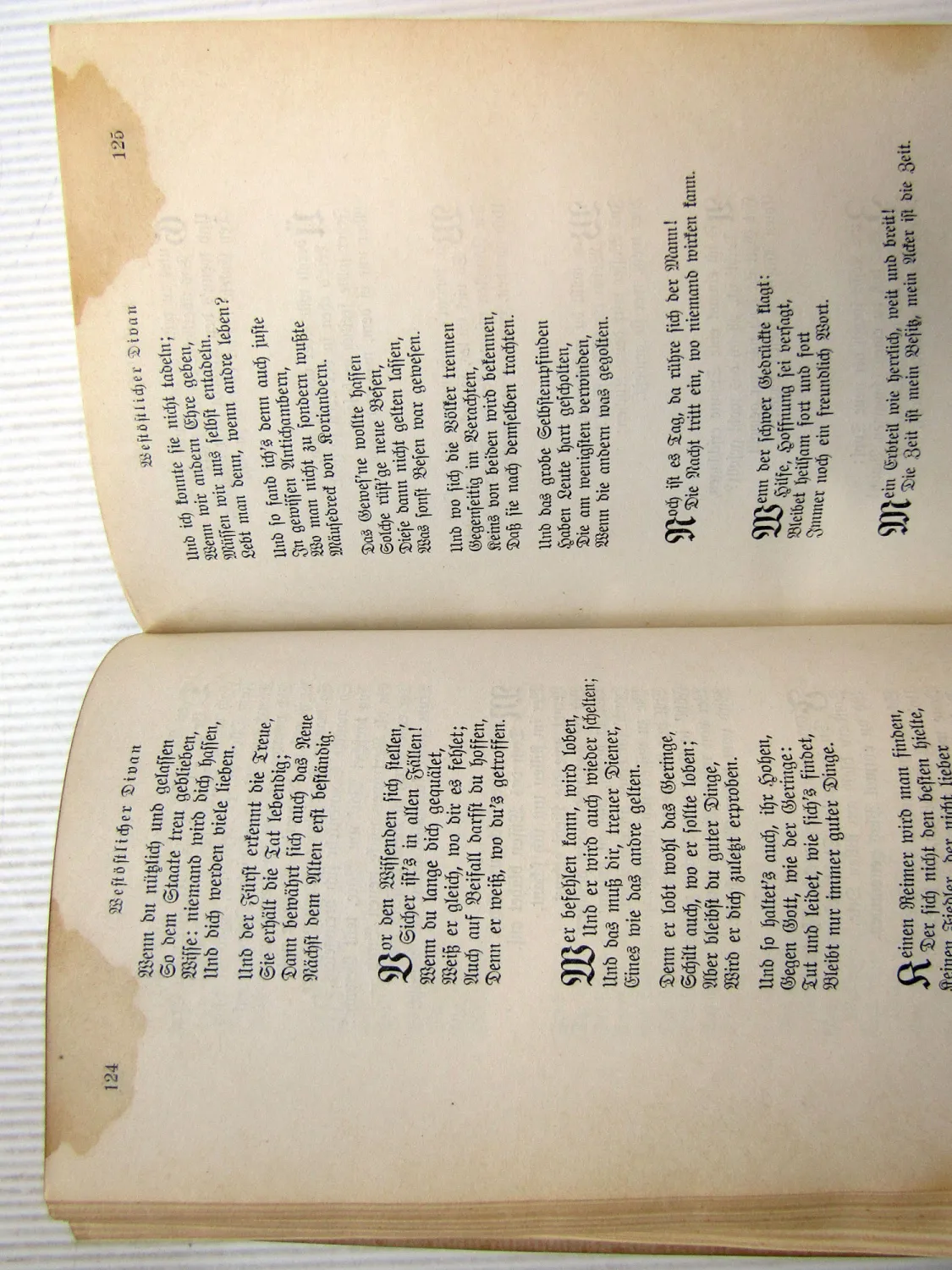 Insel Verlag Johann Wolfgang von Goethe, Goethes Werke Band 1 - 6 1909