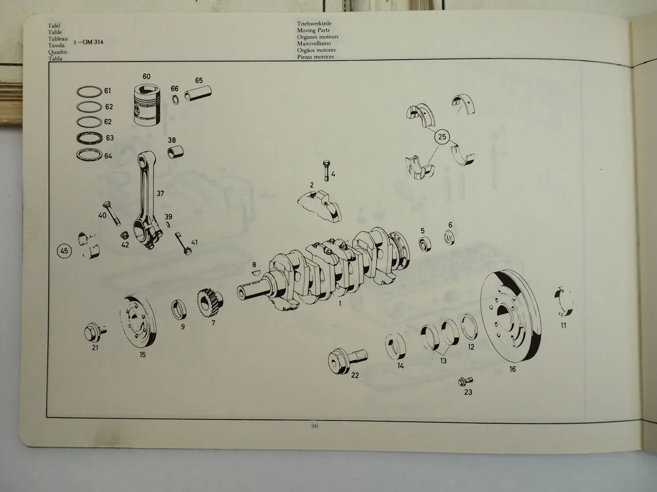 Irion DFQ-S Langgut Gabelstapler Ersatzteilliste ca. 1977