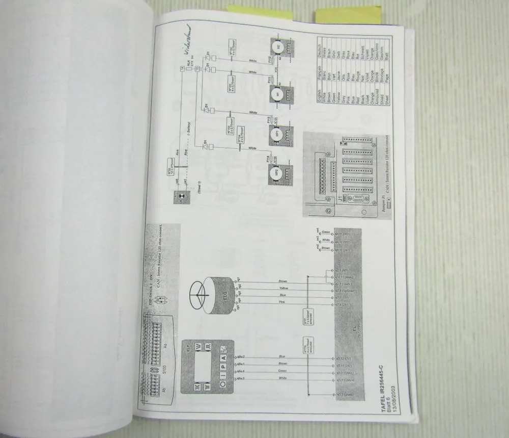 Irion EFY20-65 Seitenstapler Bedienung Betriebsanleitung + Schaltpläne ca 2003