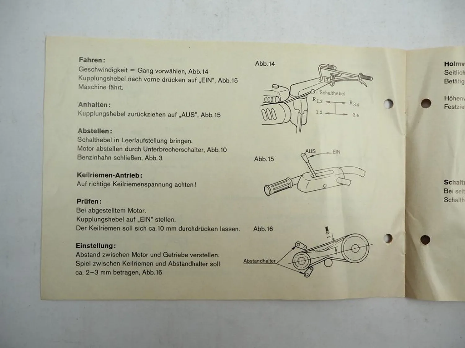 Iseki KC 350 350F Motorhacke Betriebsanleitung Bedienungsanleitung Original