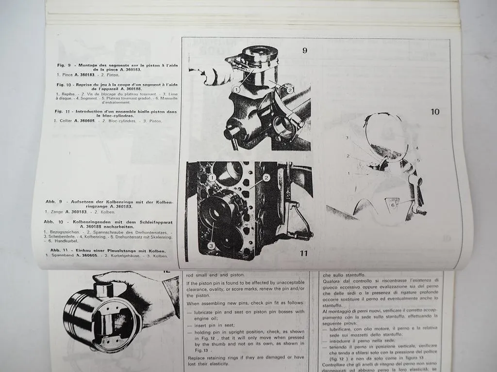 Iveco Aifo 8001 series 8031 8041 8051 Motor Engine Werkstatthandbuch 1985