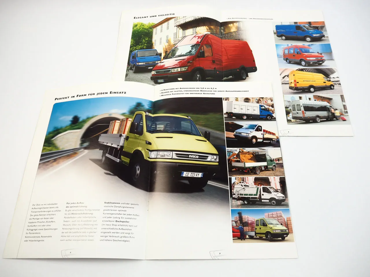 Iveco Daily Fahrgestelle Kastenwagen 2x Prospekt 2005