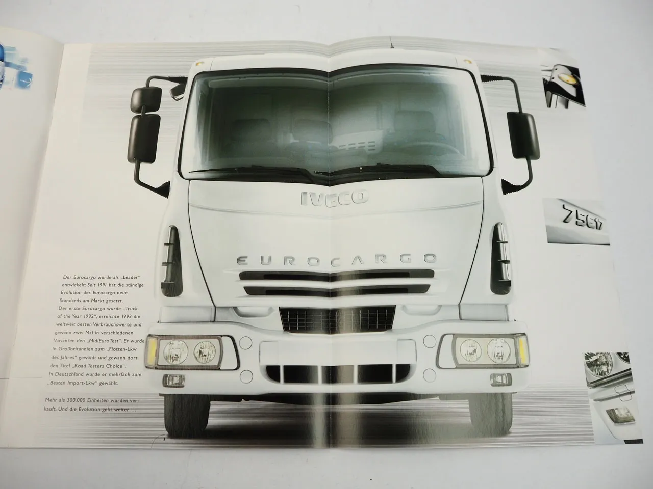 Iveco EuroCargo Sattelzugmaschine LKW Kipper Truck Prospekt 2004