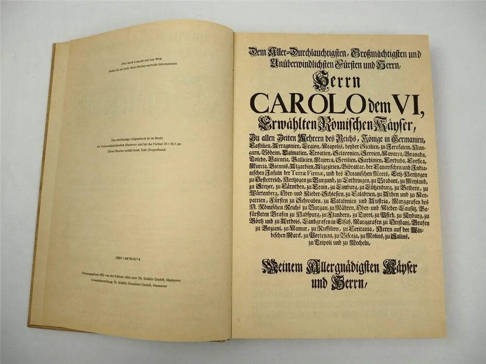 Jacob Leupold Gewichtskunst und Waagen 1726 Faksimile Edition libri rari 1982