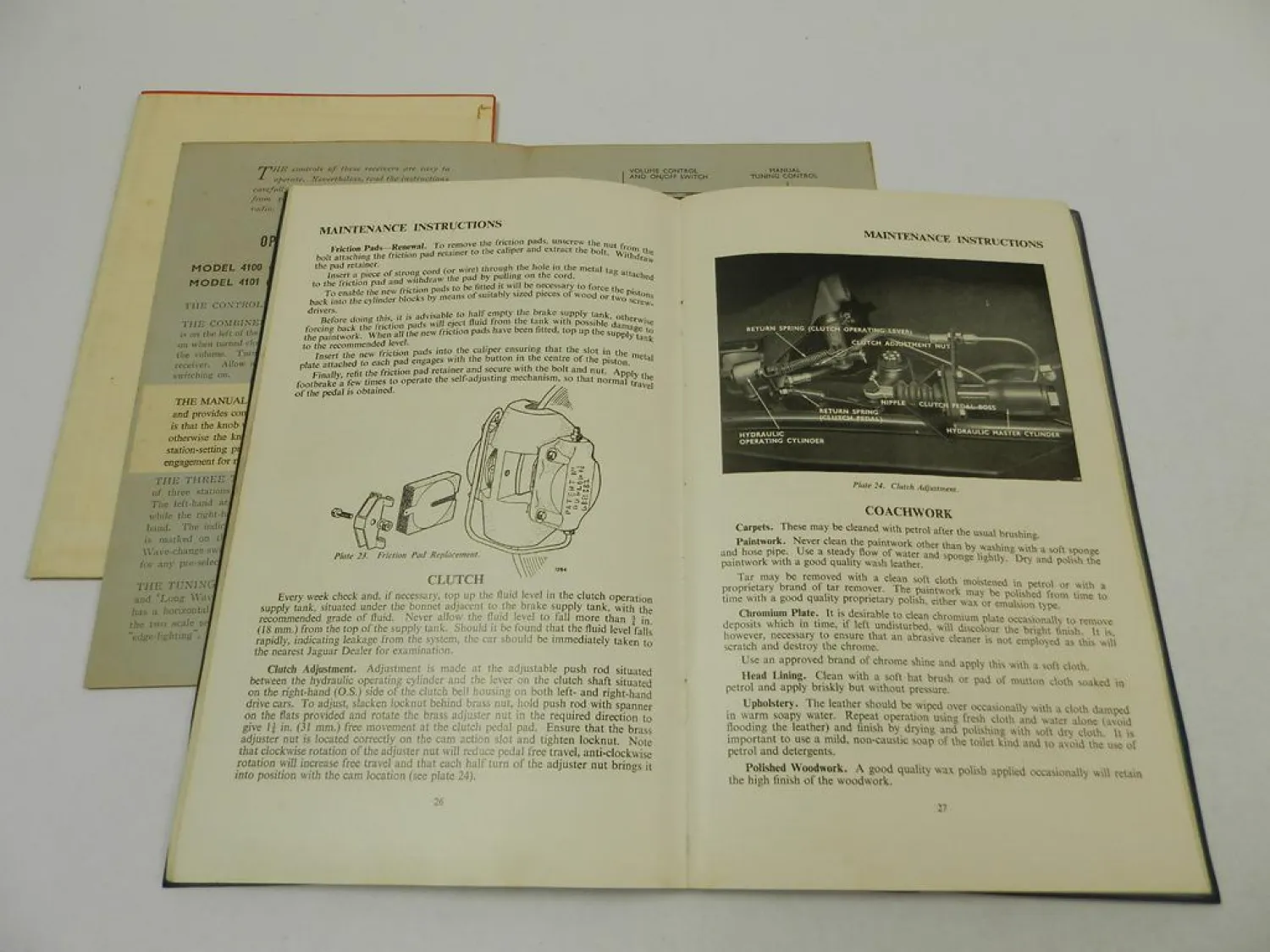 Jaguar Mark IX 3.8 Litre Operating Maintenance and Service Handbook 1958/59