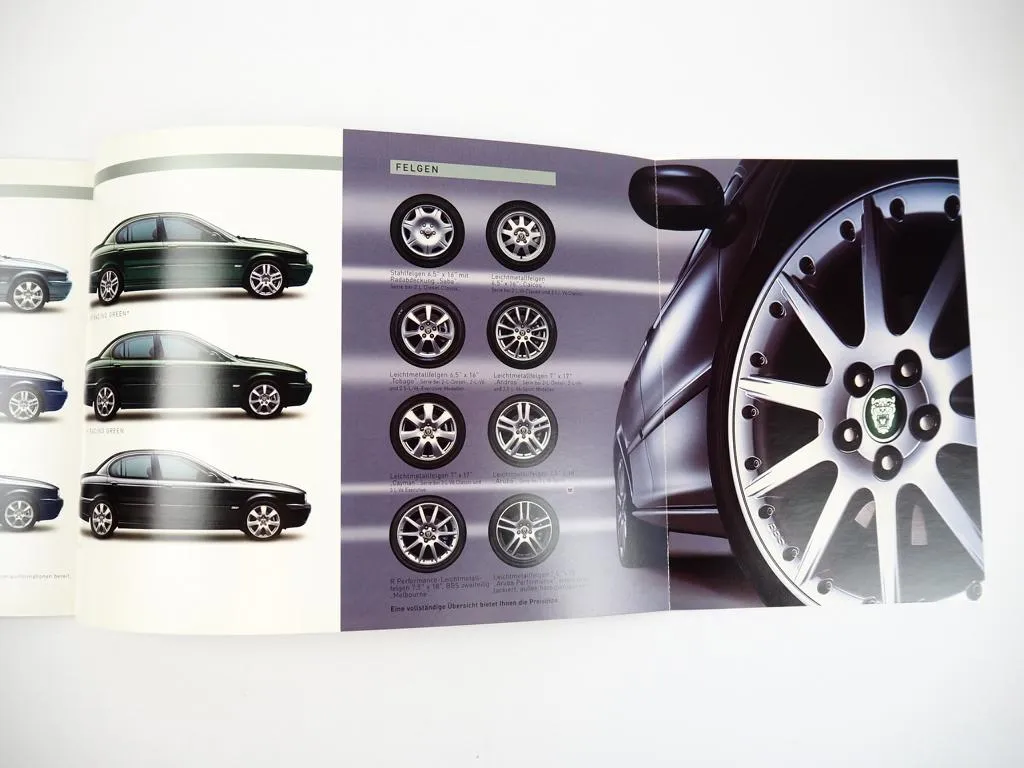 Jaguar X-Type Saloon 2.0 2.5 3.0 V6 Prospekt 2004