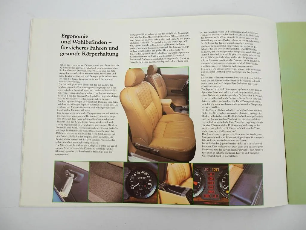 Jaguar XJ-Modelle Prospekt 1984