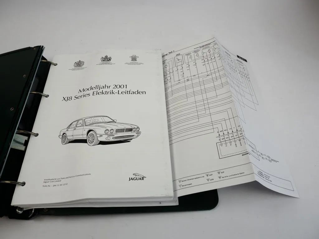 Jaguar XJ8 2001 Schaltplan Stromlaufplan Elektrik Leitfaden Werkstatthandbuch
