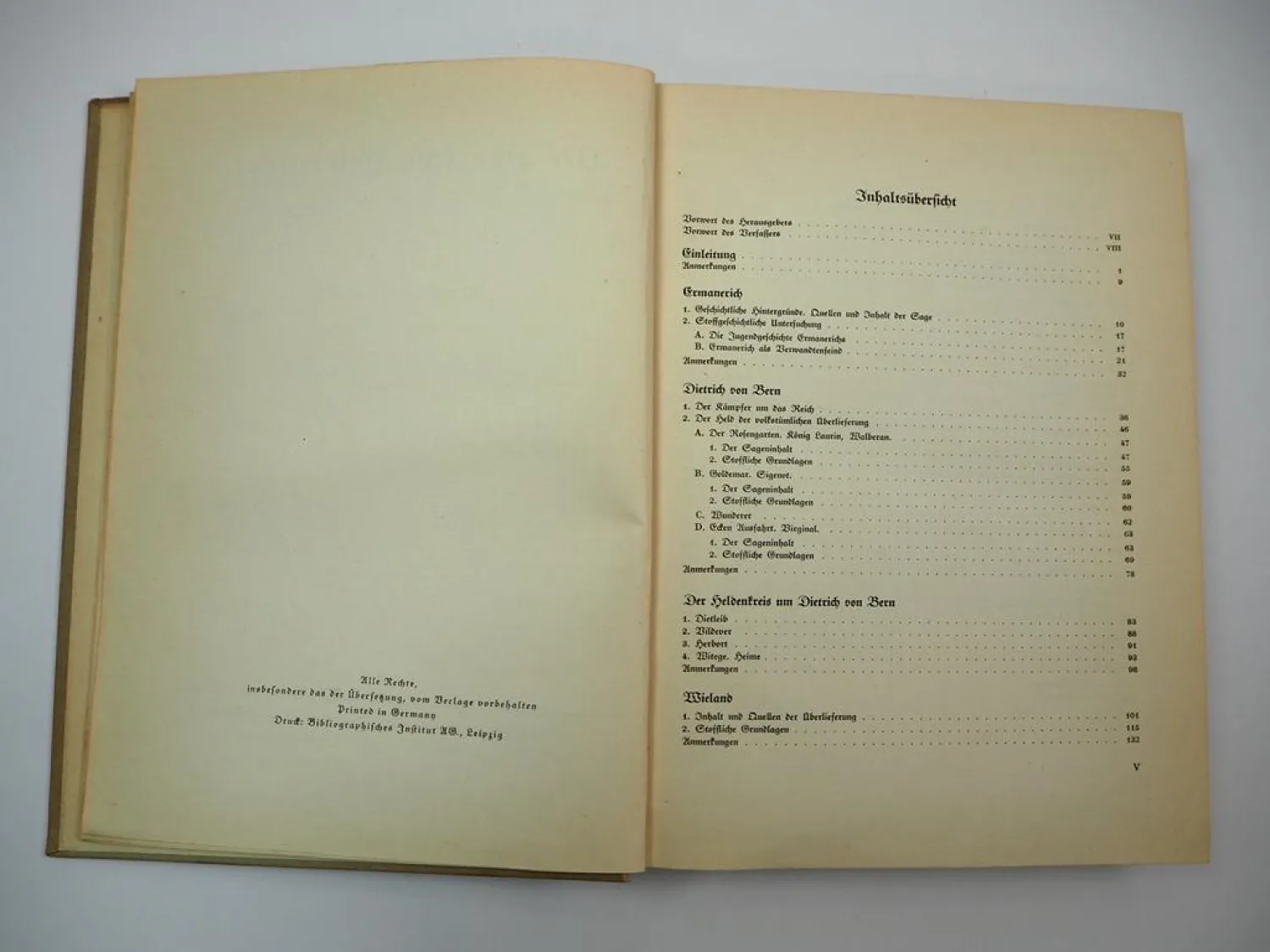 Jahrbuch für historische Volkskunde Bd. 7 Die deutsche Heldensage 1939 E. Mudrak