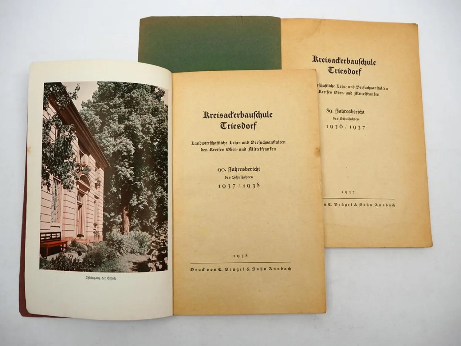 Jahresbericht Kreisackerbauschule Triesdorf Landwirtsch. Lehranstalten 1936/38