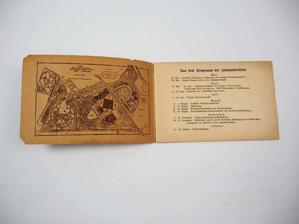 Jahrhundertfeier Freiheitskriege Breslau Schlesien 1913 Broschüre