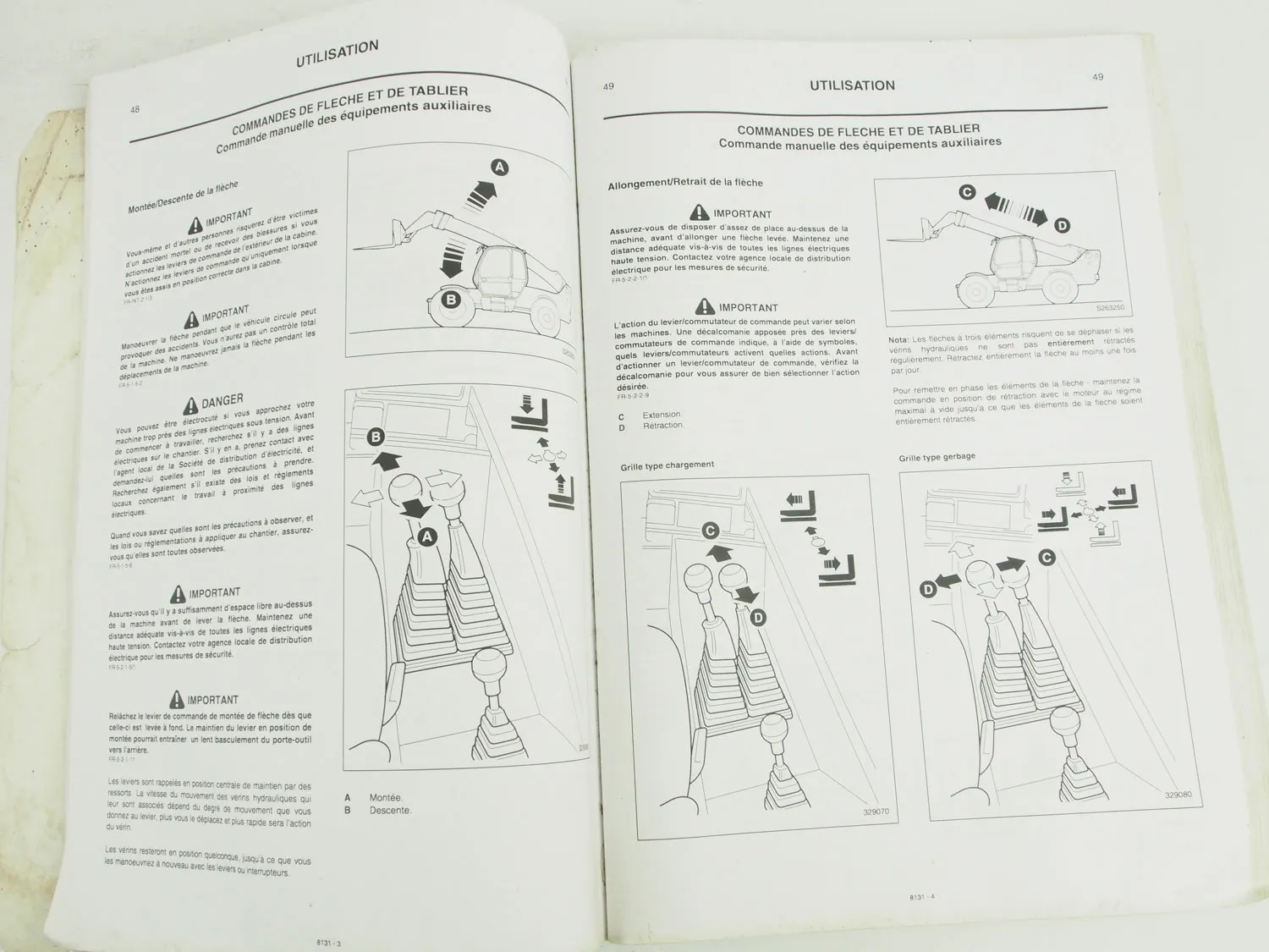 JCB 530 532 533 535 537 540 Manuel dinstructions dutilisation 4/2002