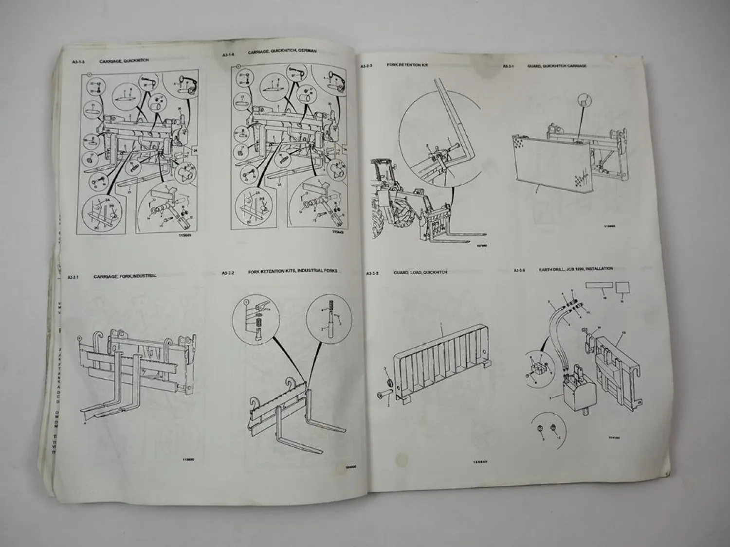 JCB Loadall 535-95 SWAY Teleskoplader Parts Catalog Ersatzteilliste