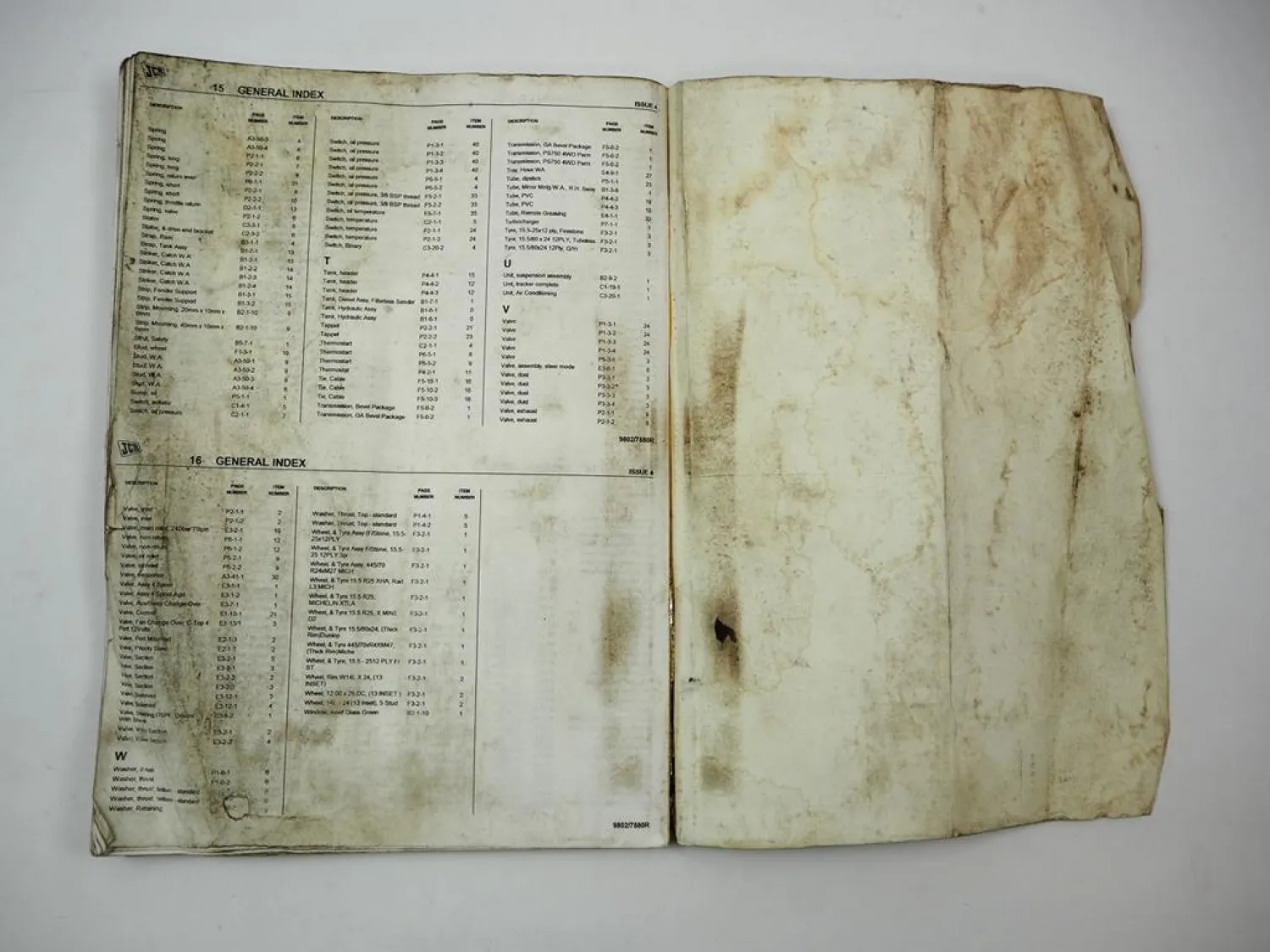 JCB Loadall 535-95 SWAY Teleskoplader Parts Catalog Ersatzteilliste