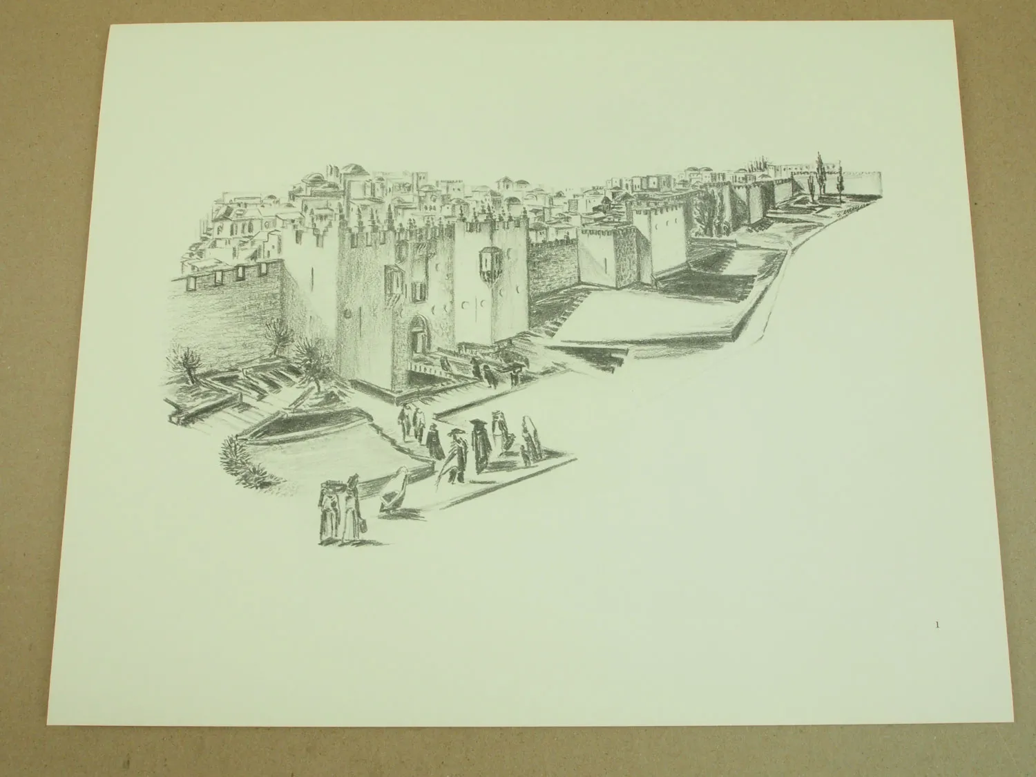 Jerusalemer Skizzen von Immolata Meyen 1971 Ben-Chorin und Düsing