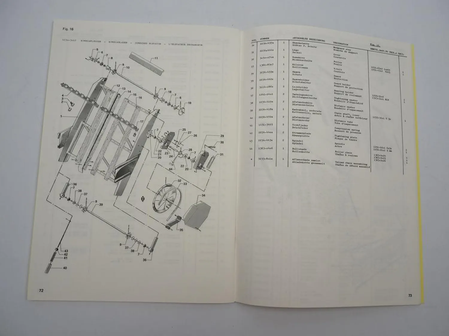 JF AV 30 3000 40 4000 50 5000 Universal Wagen Ersatzteilliste Parts List 1983