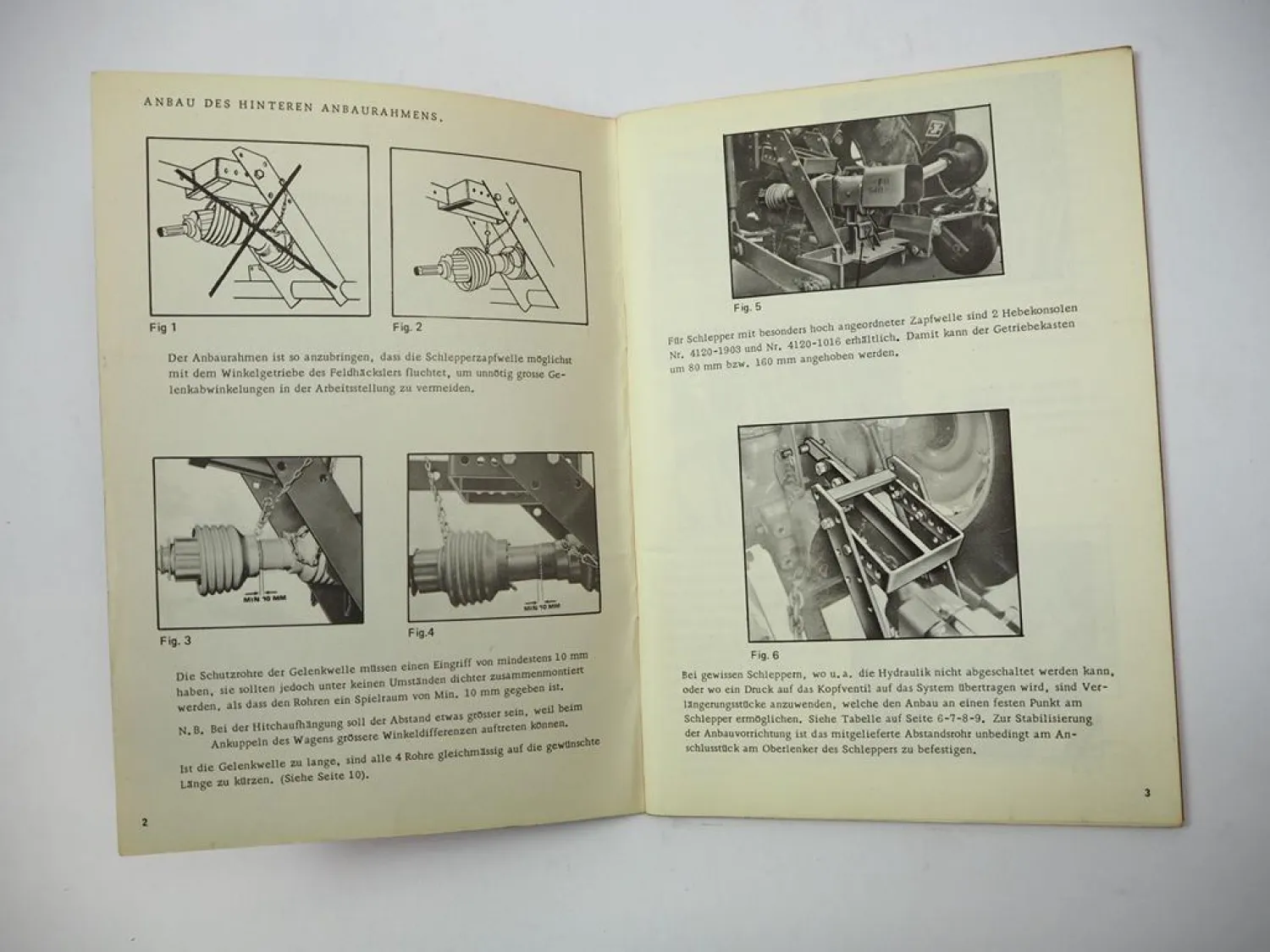 JF FH 112 132 Schlegelfeldhäcksler Betriebsanleitung Ersatzteilliste 1973