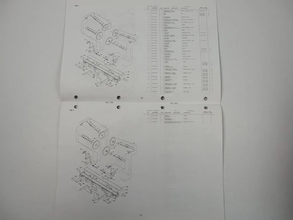 JF Stoll CM 265 F Scheibenmäher Disc Mower Ersatzteilliste Parts List 2010