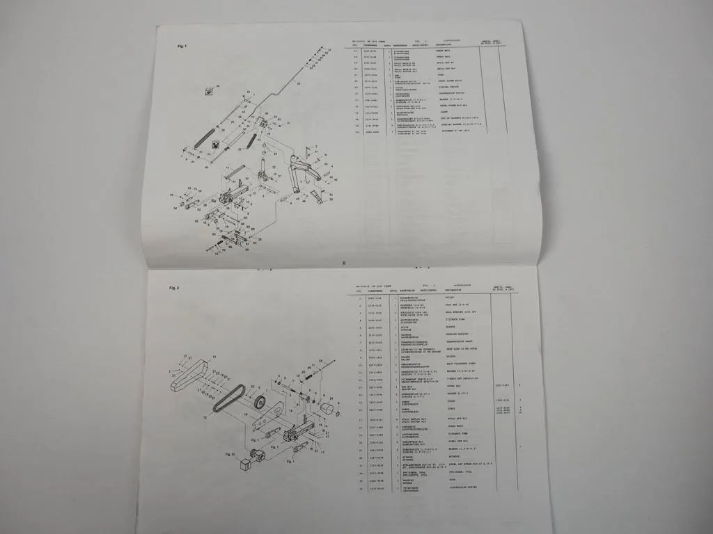 JF Stoll SM 3205 Scheibenmäher Disc Mower Ersatzteilliste Parts List 2010