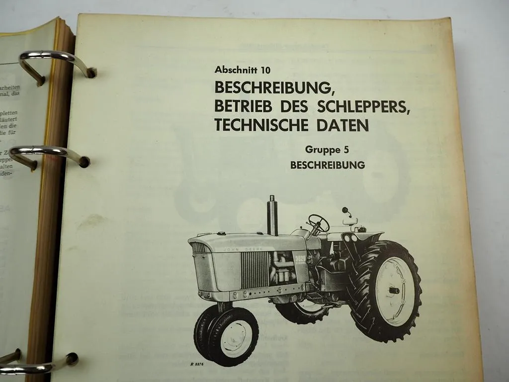 John Deere 3010 3020 Traktor Werkstatthandbuch Reparaturhandbuch 1964