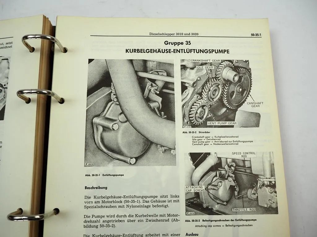 John Deere 3010 3020 Traktor Werkstatthandbuch Reparaturhandbuch 1964