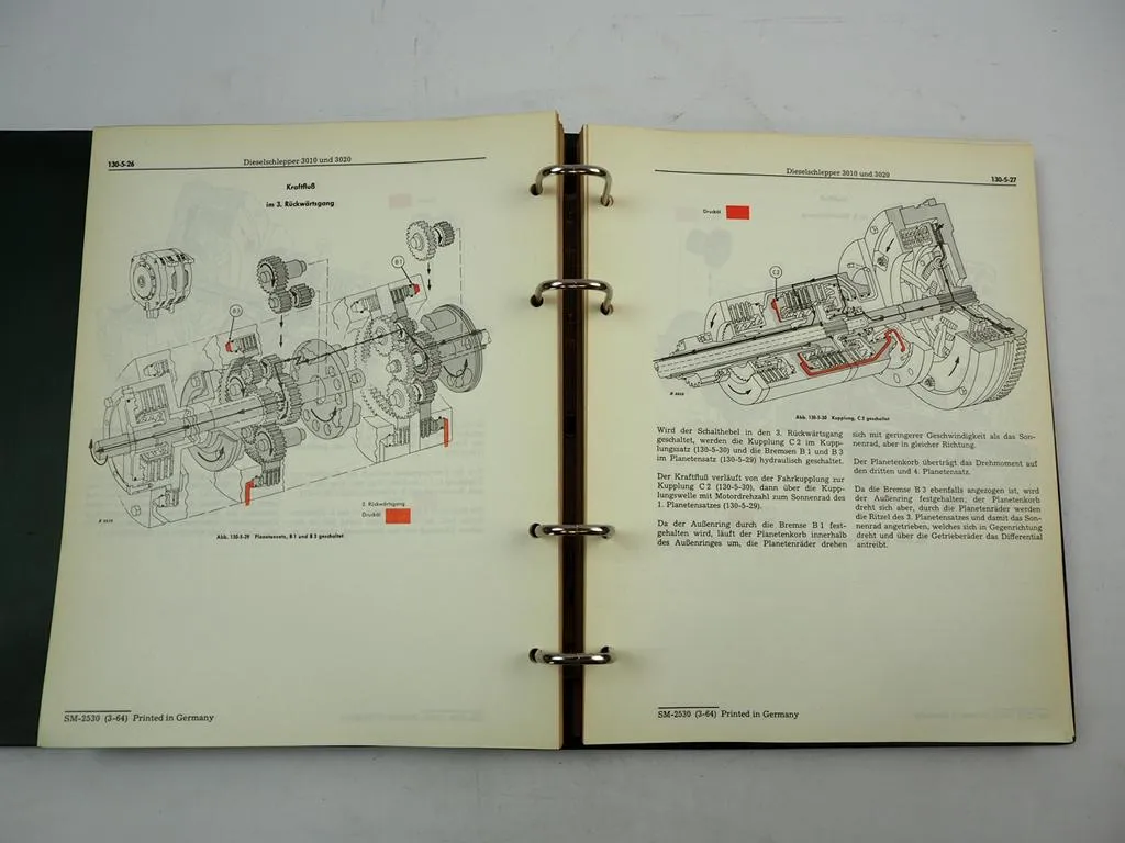 John Deere 3010 3020 Traktor Werkstatthandbuch Reparaturhandbuch 1964