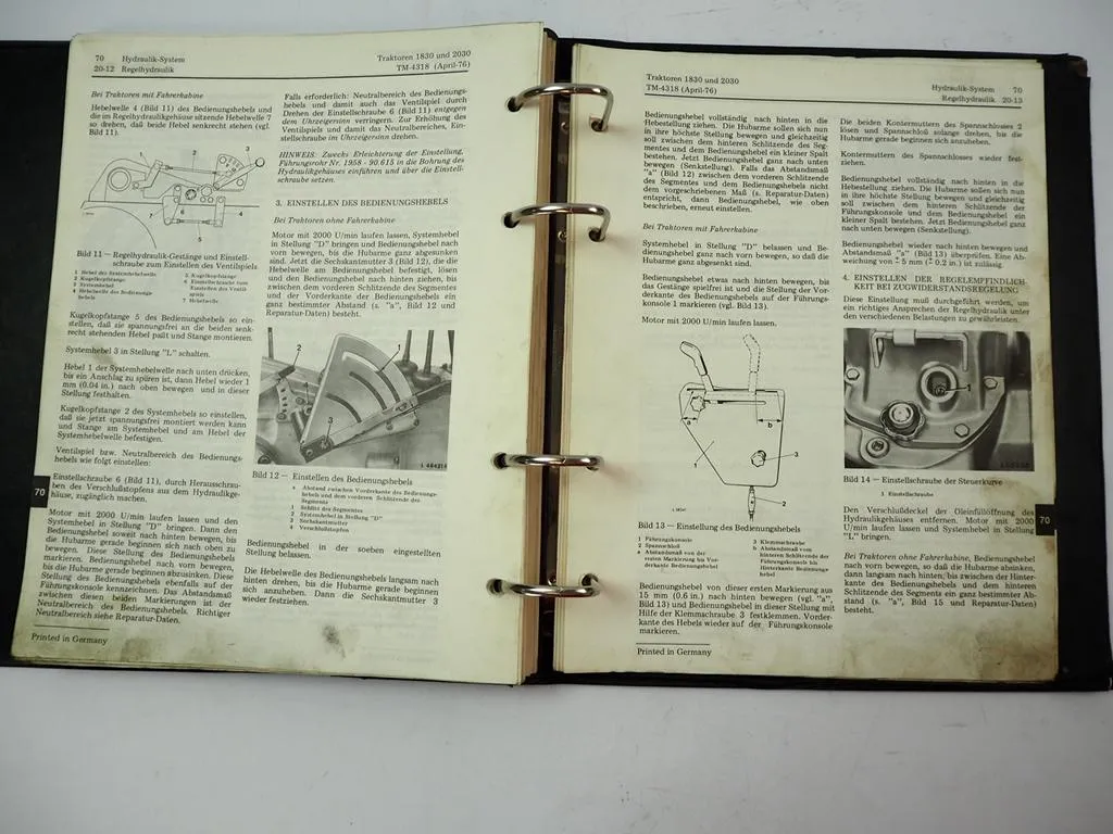 John Deere 3040 3140 Werkstatthandbuch Technisches Handbuch Reparaturanleitung
