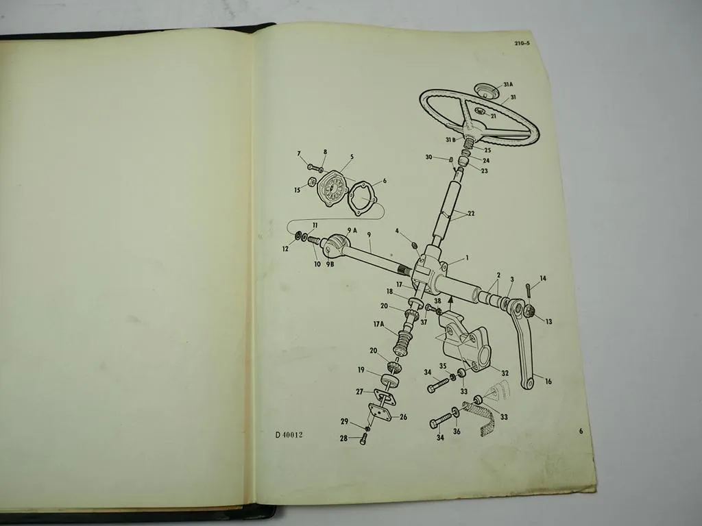 John Deere 310 510 710 Traktor Werkstatthandbuch Reparaturanleitung 1964/66