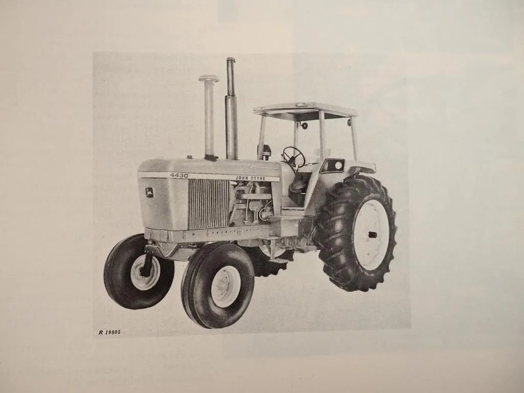 John Deere 4430 Traktor Betriebsanleitung Bedienungsanleitung Wartung