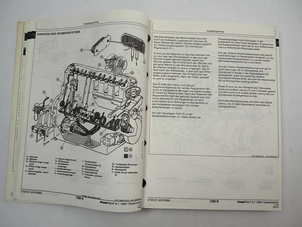John Deere 6081 Powertech Dieselmotor 8,1l Funktion Diagnose Werkstatthandbuch