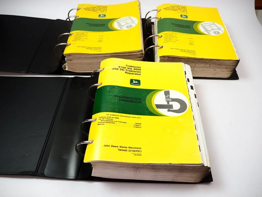 John Deere 6100 - 6600 und SE Traktoren Reparatur Prüfung Werkstatthandbuch 1997