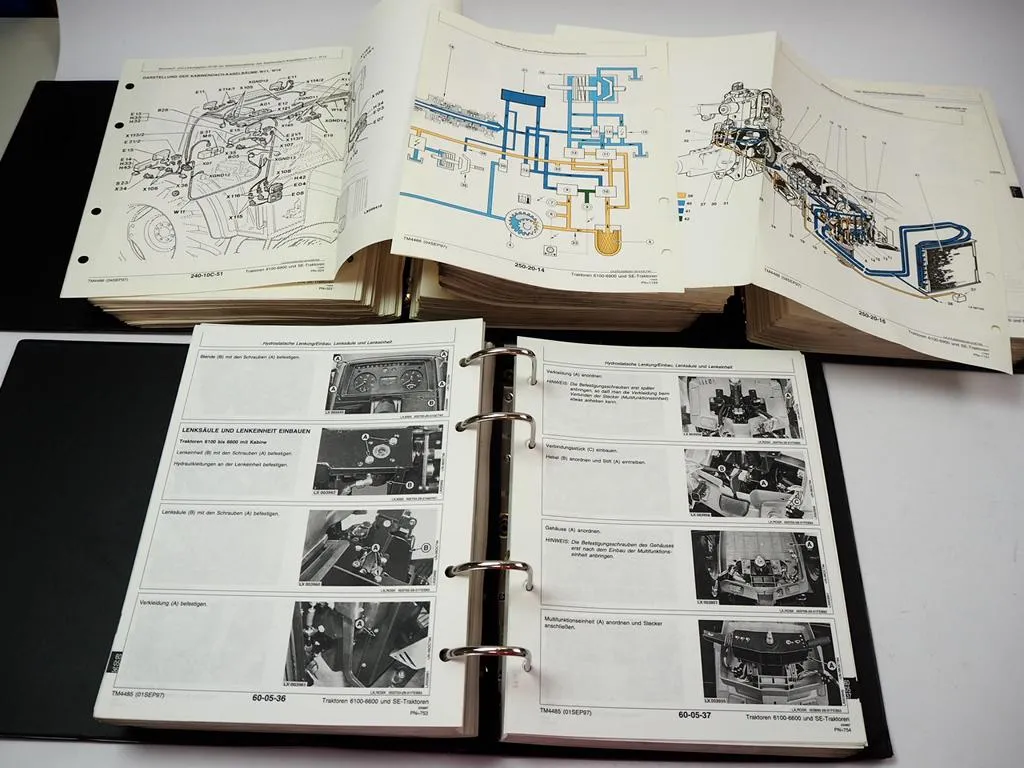 John Deere 6100 - 6600 und SE Traktoren Reparatur Prüfung Werkstatthandbuch 1997