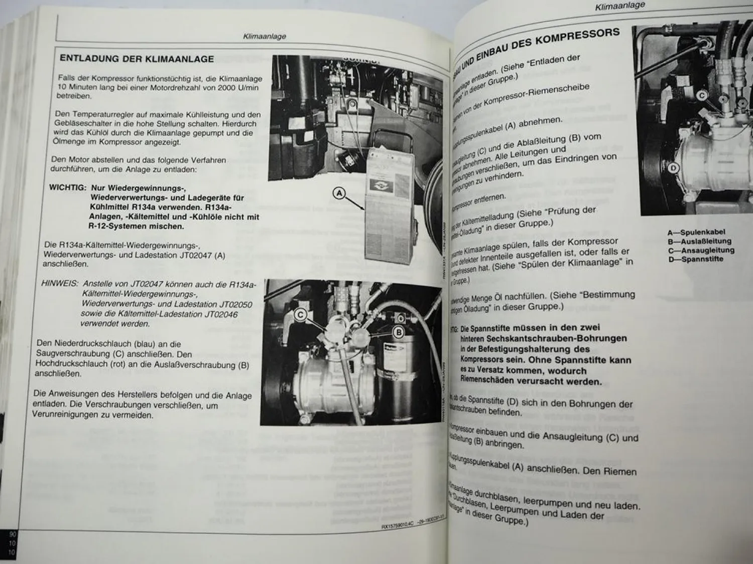 John Deere 8100 8200 8300 8400 Werkstatthandbuch Reparatur & Diagnose 1999