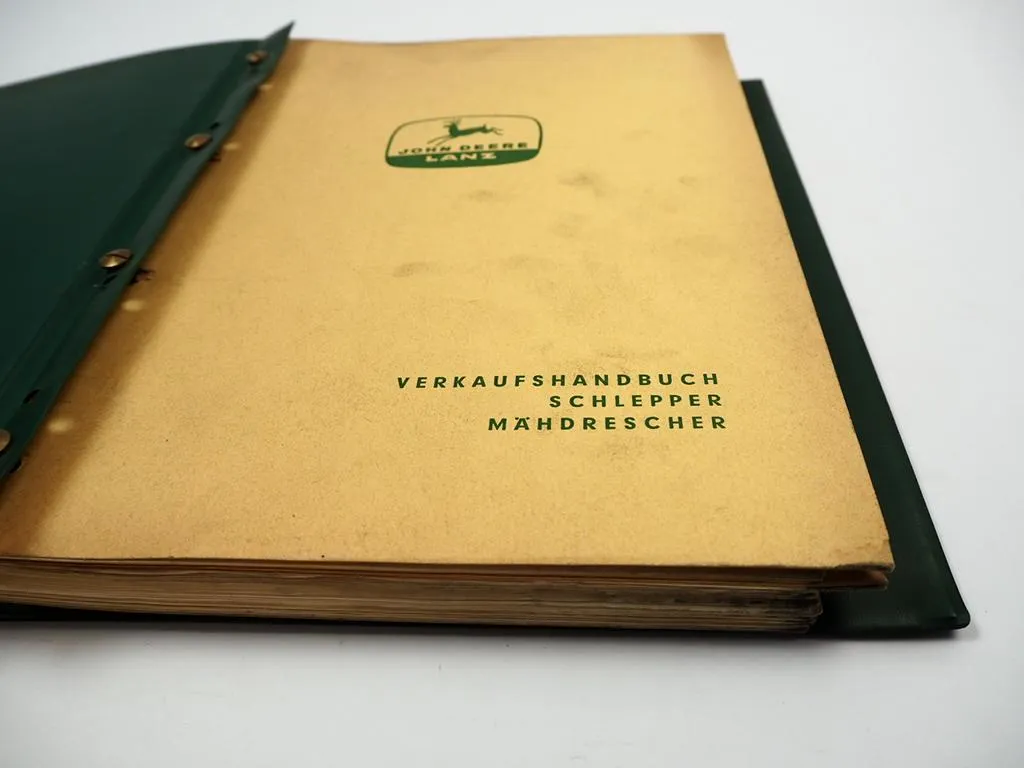 John Deere Verkaufshandbuch Schlepper 310 510 710 Mähdrescher 330 430 530 630