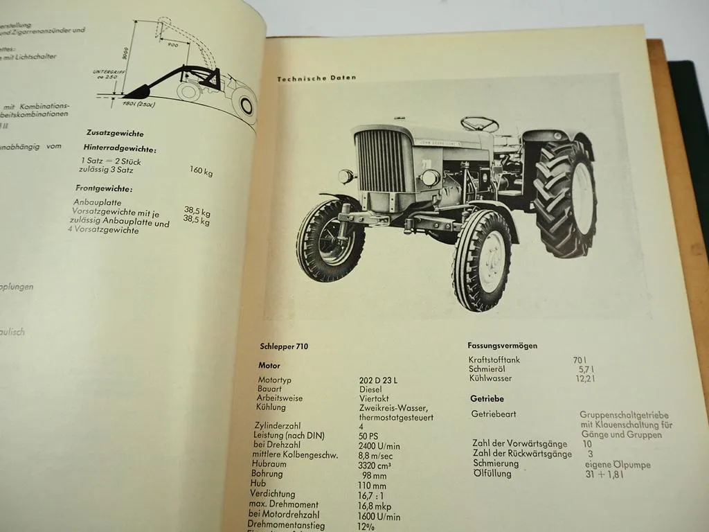 John Deere Verkaufshandbuch Schlepper 310 510 710 Mähdrescher 330 430 530 630