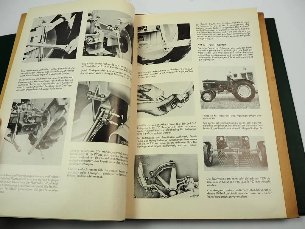 John Deere Verkaufshandbuch Schlepper 310 510 710 Mähdrescher 330 430 530 630