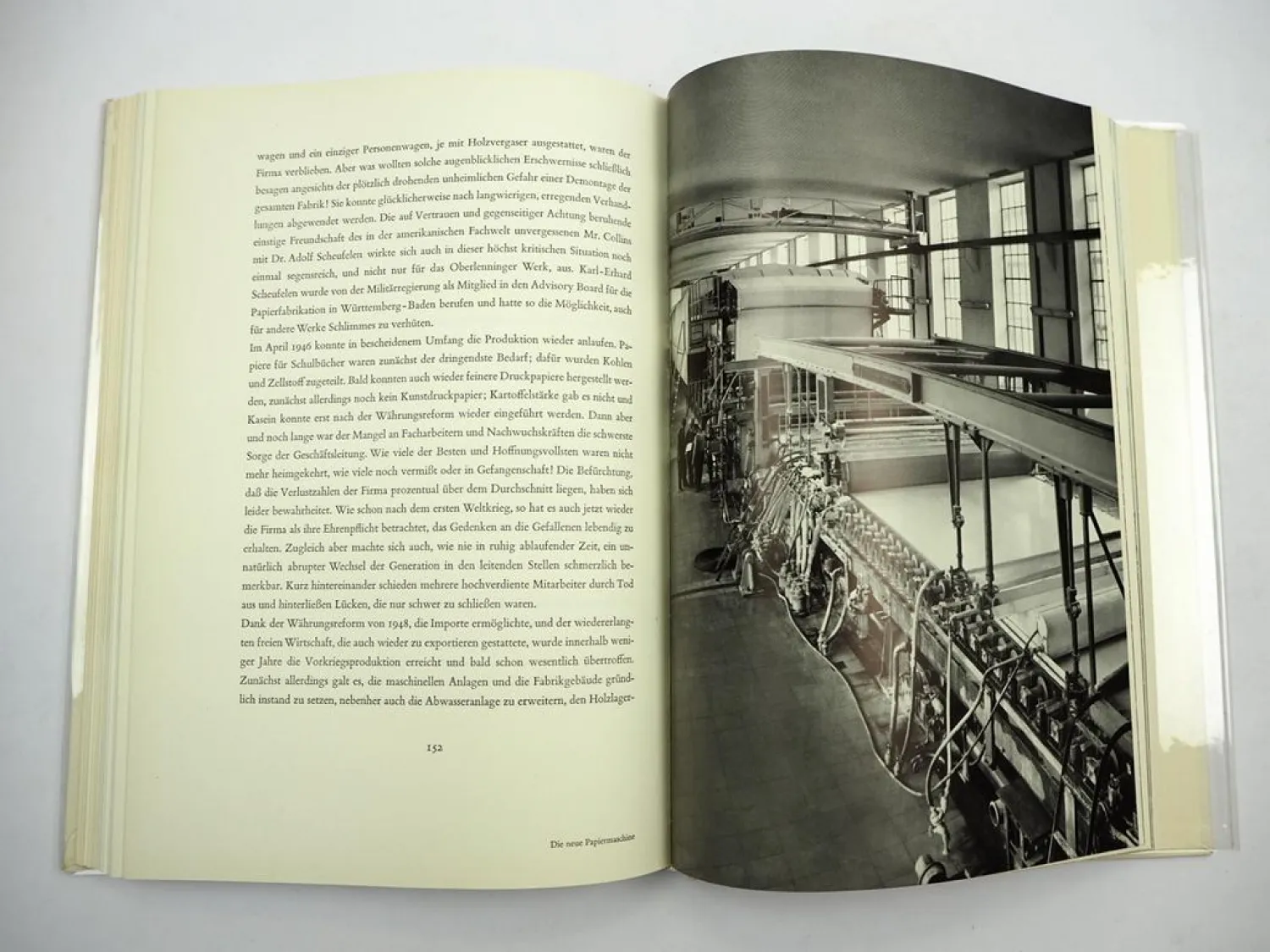 Jubiläumsausgabe Festschrift 100 J. Papierfabrik Scheufelen Oberlenningen 1955