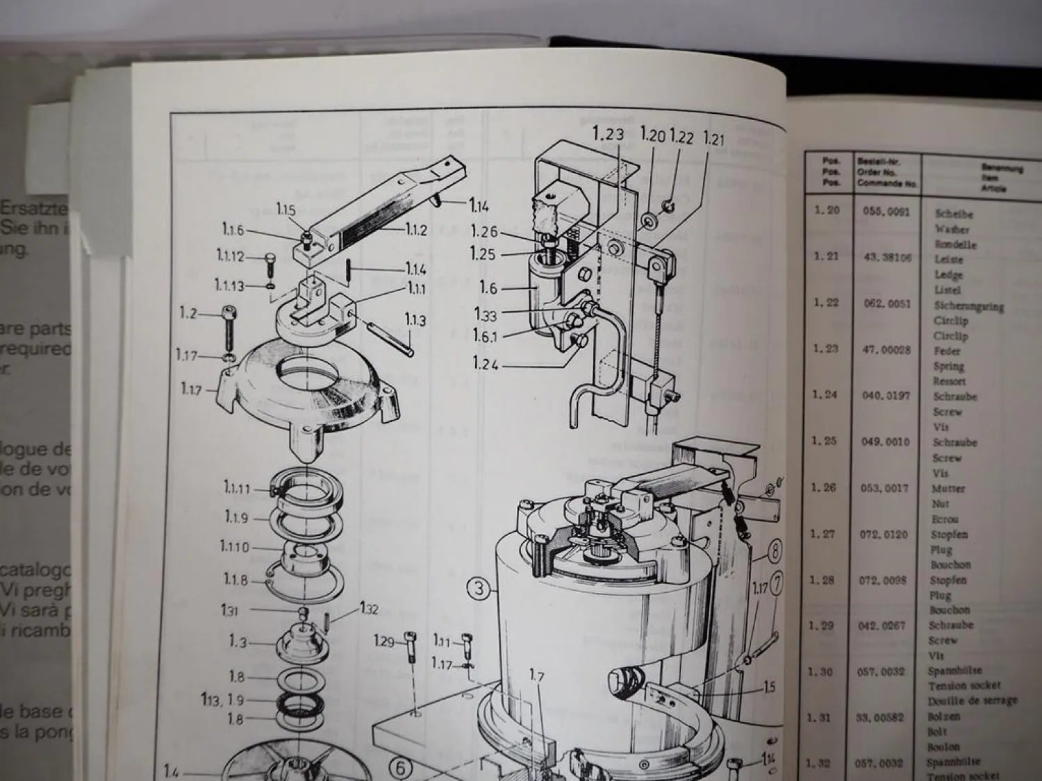 Jungheinrich Ameise ETM/V 10 Elektro Gabelstapler Ersatzteilliste Parts List 1981