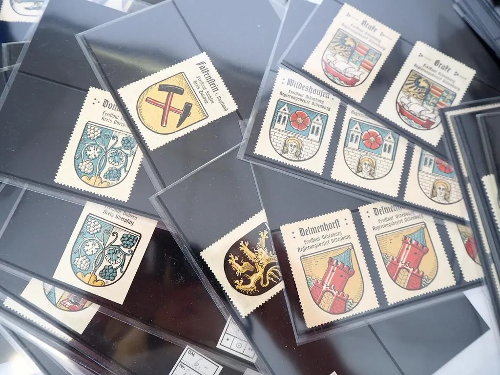 Kaffee HAG Deutsche Ortswappen ca 135 Sammelmarken 1930er Jahre