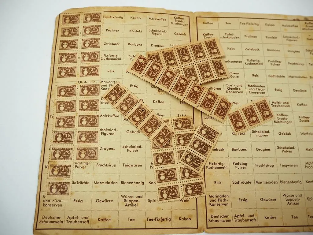 Kaisers Kaffee Geschäft Rabattmarkenbuch 1941 Kaiser’s Tengelmann