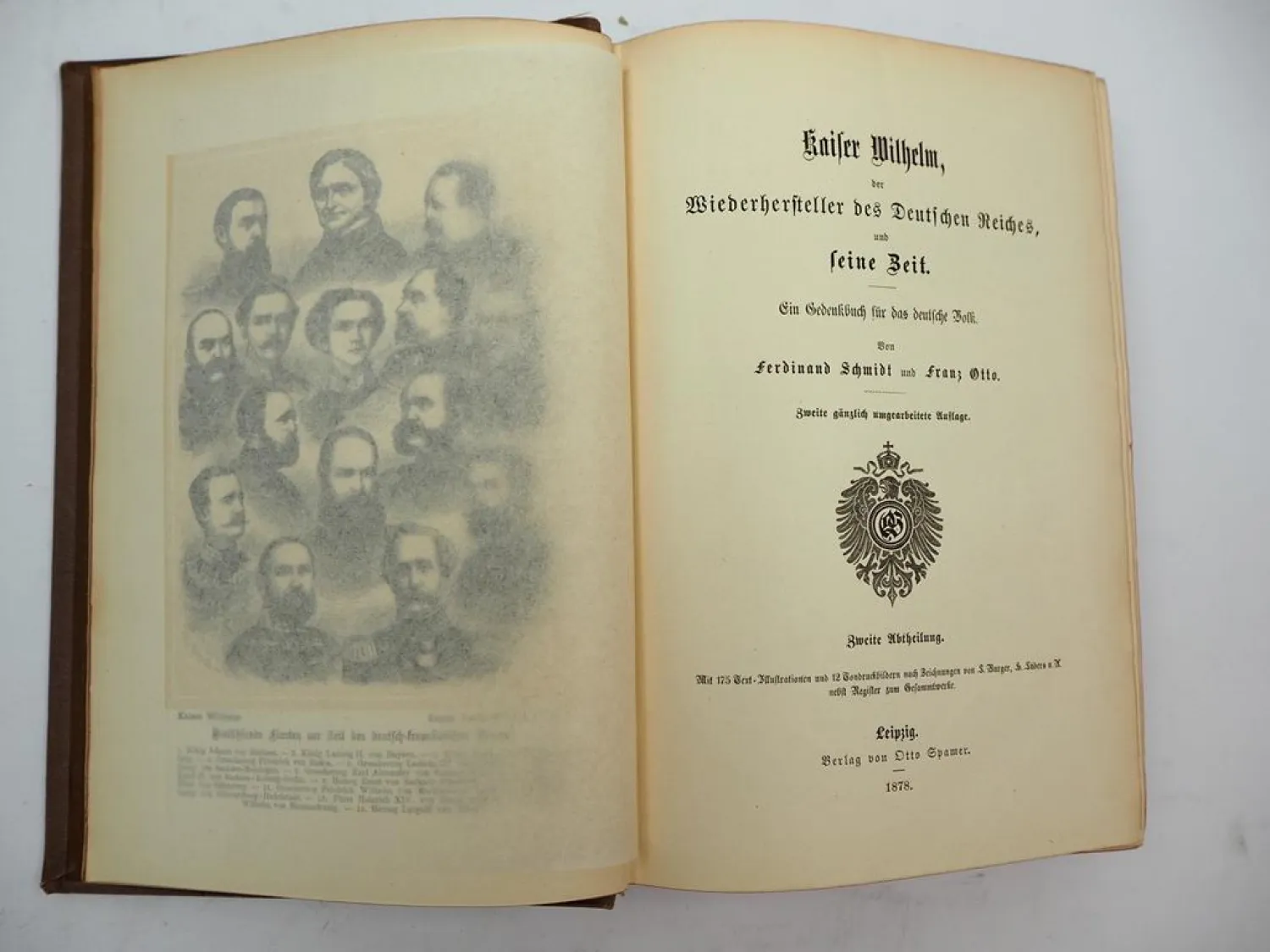 Kaiser Wilhelm und seine Zeit 1878/79 Teil 1 & 2 Ferdinand Schmidt Franz Otto