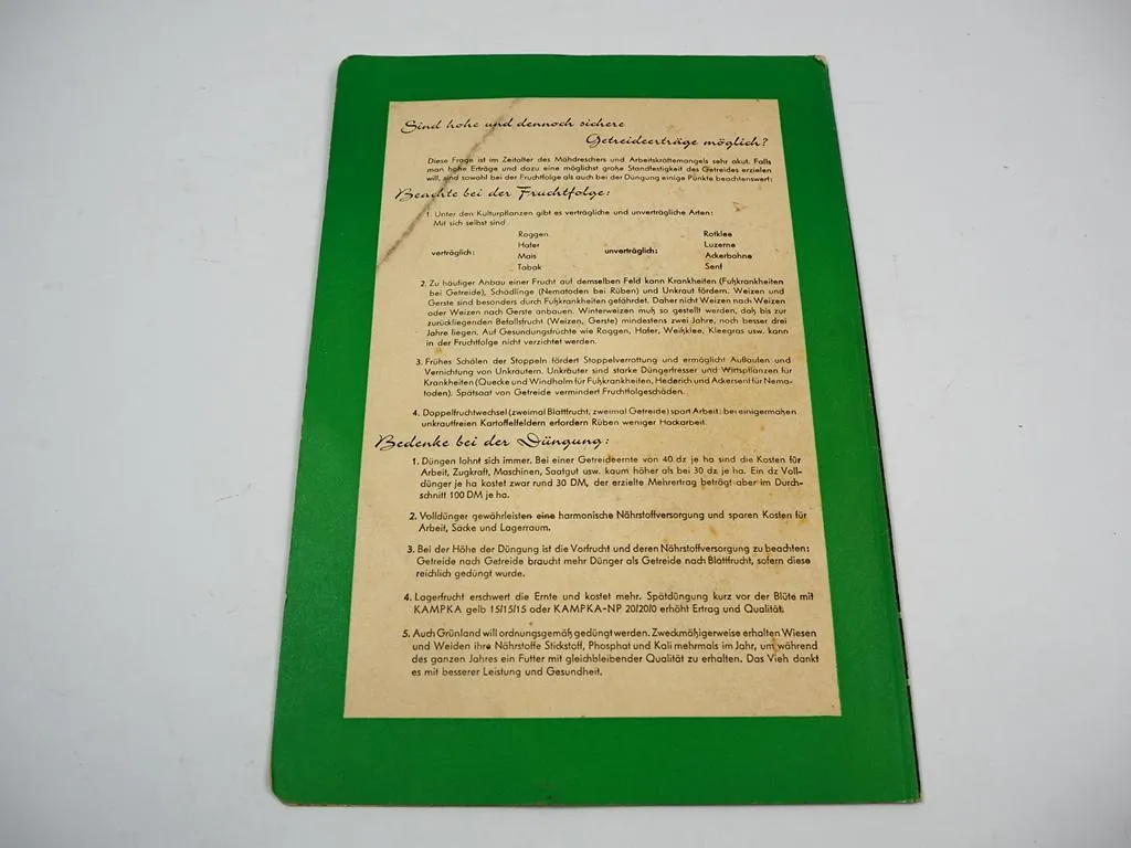 Kampka Chemische Fabrik Kalk Köln CKF Firmenmappe ca. 1960/70er Jahre