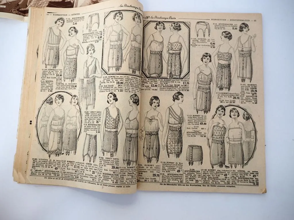 Katalog Au Printemps Paris Hiver 1924 Mode Hüte Parfüm Pelze Schmuck