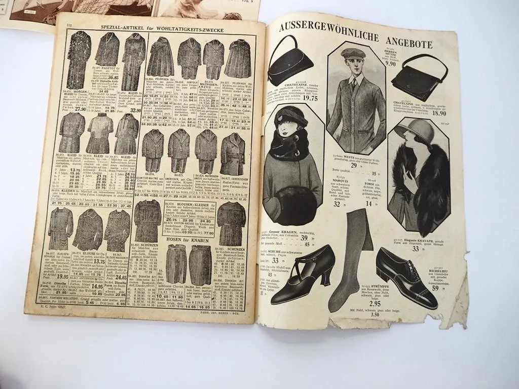 Katalog Au Printemps Paris Hiver 1924 Mode Hüte Parfüm Pelze Schmuck