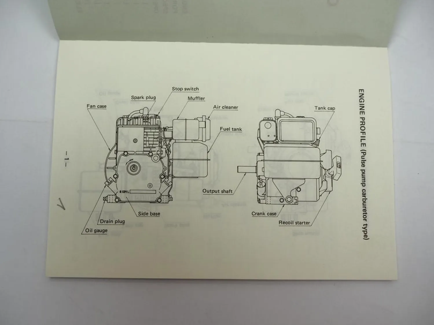 Kawasaki FA 76 130 210 Diesel Engine Motor Operation Manual Betriebsanleitung