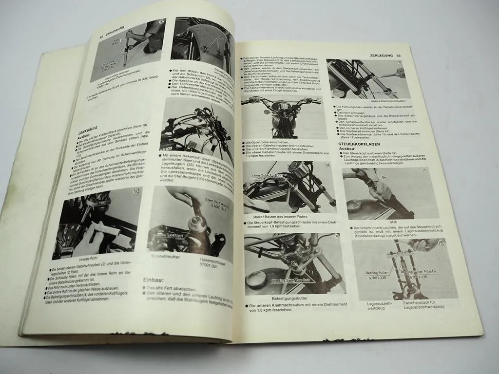 Kawasaki KM100 Werkstatthandbuch Reparaturanleitung 1978