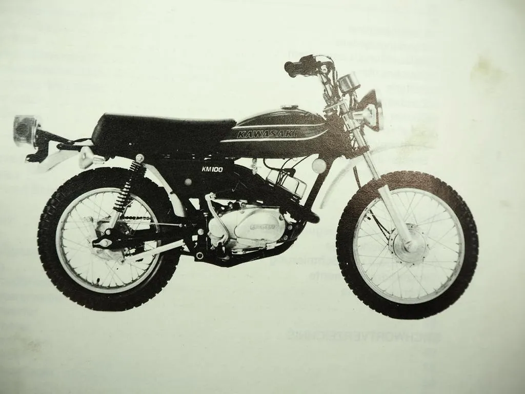 Kawasaki KM100 Werkstatthandbuch Reparaturanleitung 1978